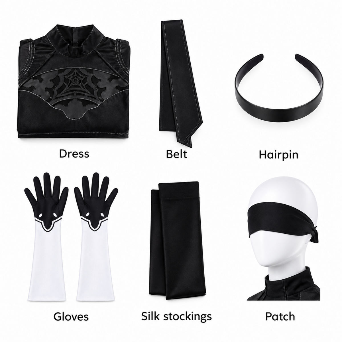 costume cosplay sacadranca NieR:Automata 2B