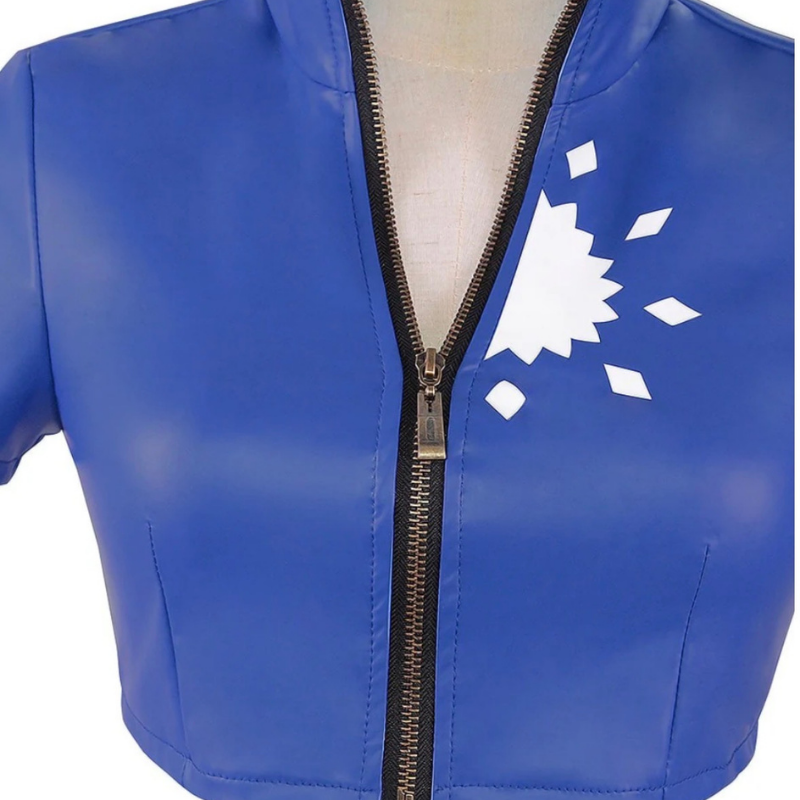 Costume Cosplay Sacadranca One Piece Nico Robin Alternative - Dettaglio Giacca