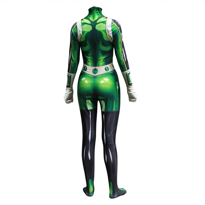 costumi cosplay sacadranca my hero cademia asui tsuyu