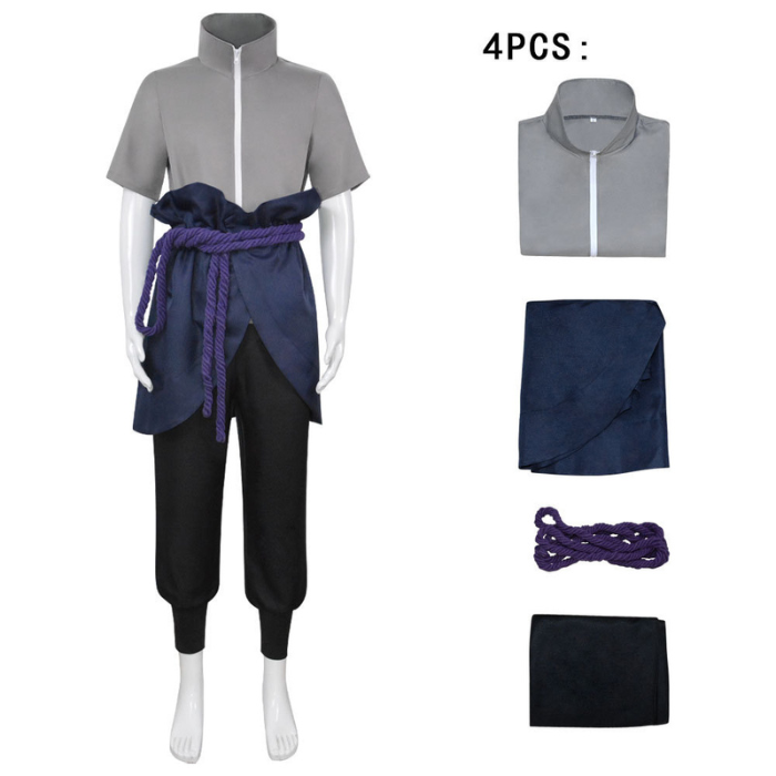 costumi cosplay sacadranca naruto sasuke uchiha