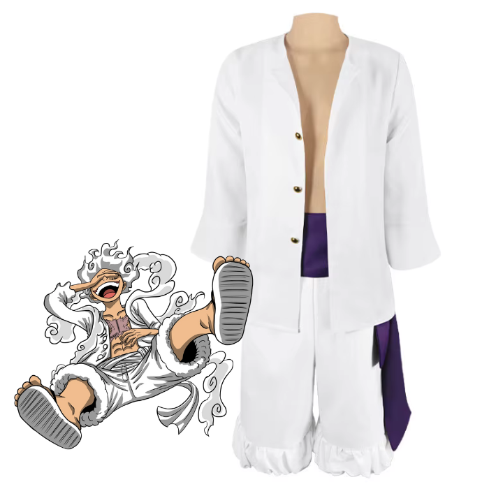 costumi cosplay one piece luffy gear 5
