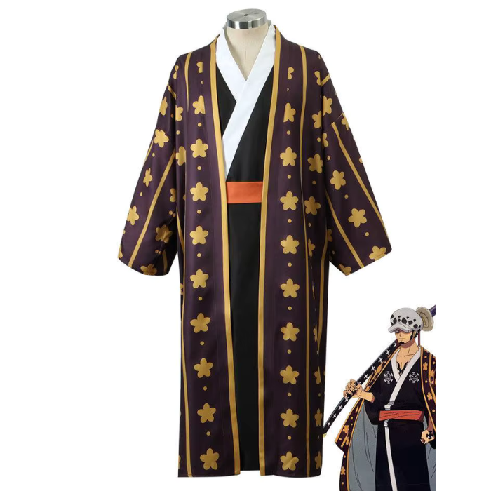 costumi cosplay sacadranca one piece trafalgar law