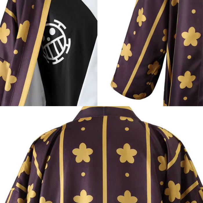 costumi cosplay sacadranca one piece trafalgar law