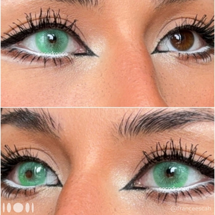 lenti colorate effetto naturale sacadranca angel green