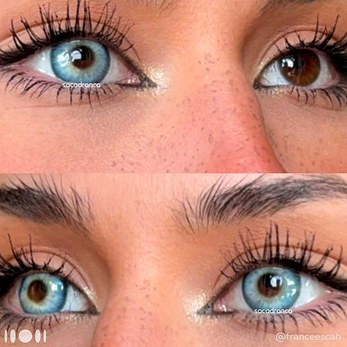 lenti colorate effetto naturale sacadranca bailey blue collage