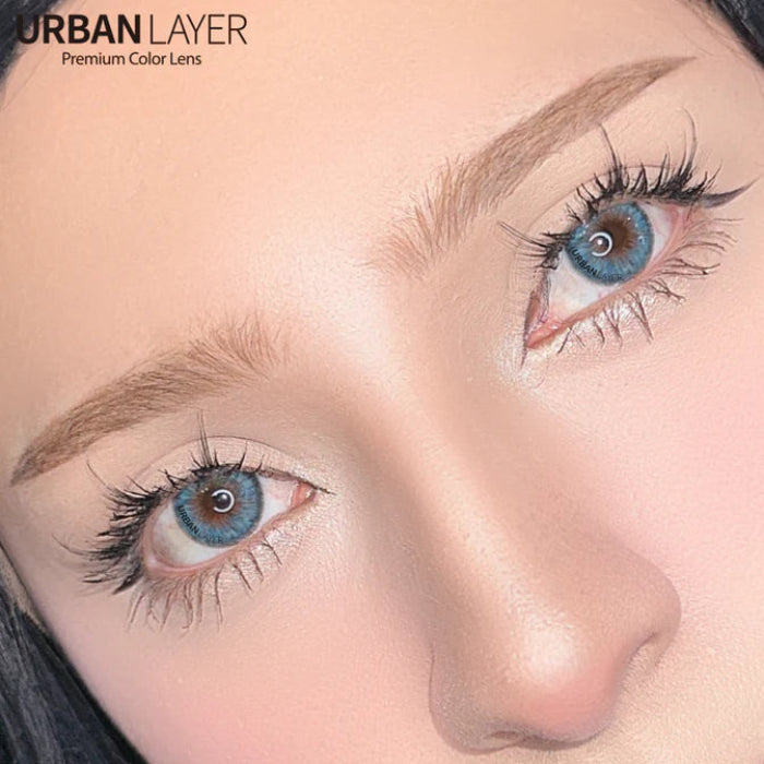 lenti colorate effetto naturale sacadranca urban layer cleopatra blue