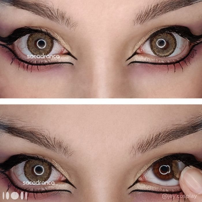 lenti colorate effetto naturale sacadranca magic hazel