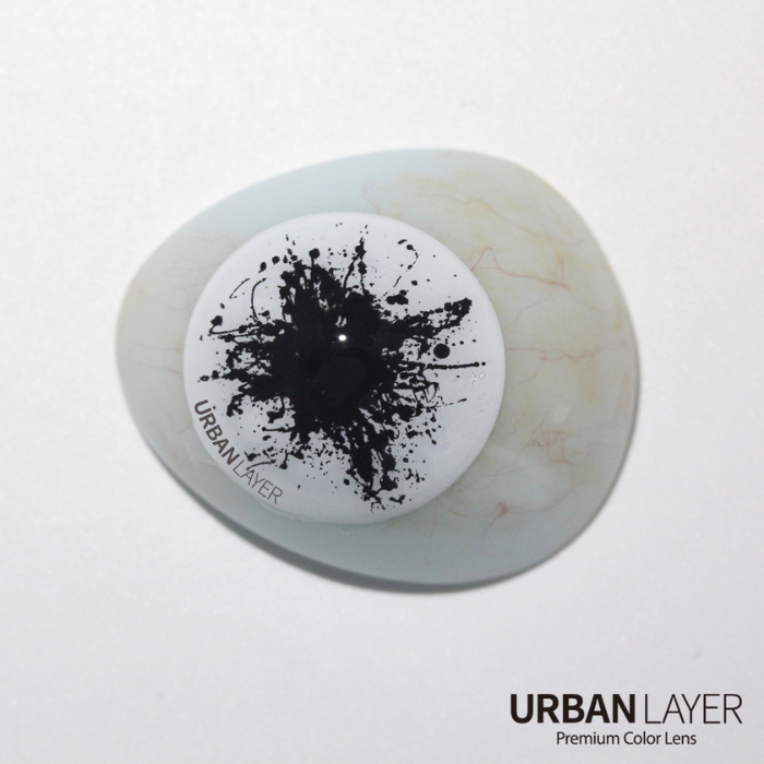 lenti cosplay crazy lens sacadranca urban layer black splash 17 mm