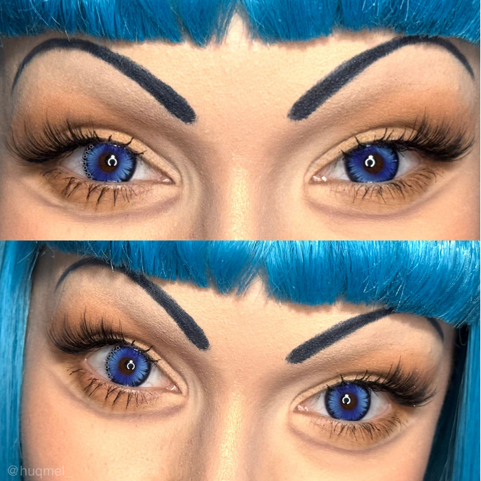 lenti cosplay crazy lens sacadranca raven dark blue