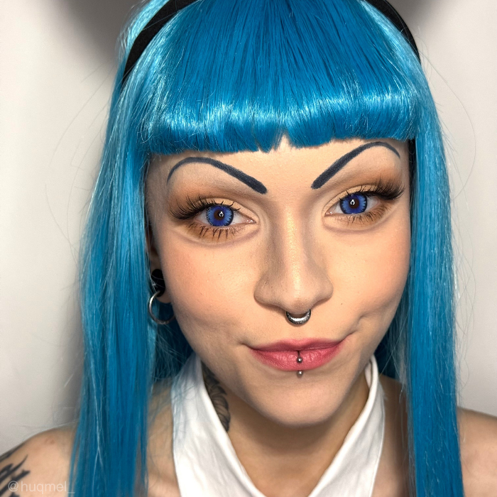 lenti cosplay crazy lens sacadranca raven dark blue