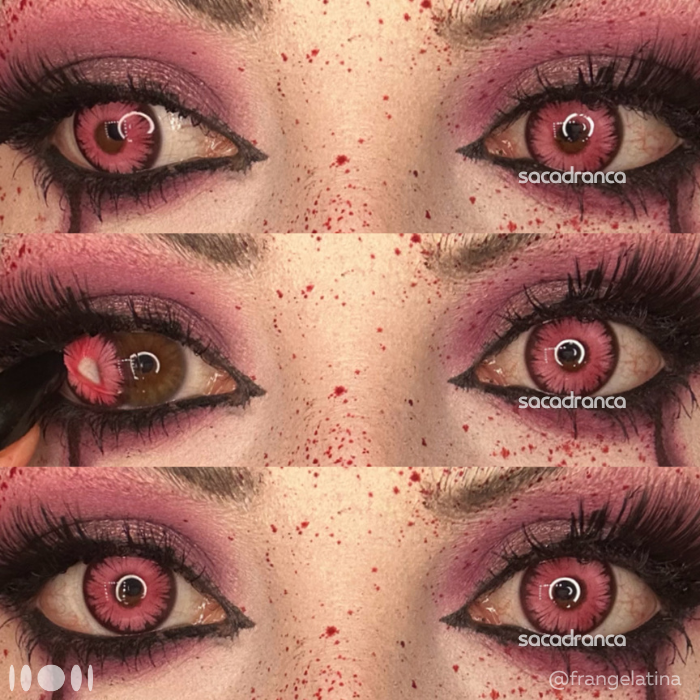 LENTI COSPLAY CRAZY LENS SACADRANCA RAVEN PINK