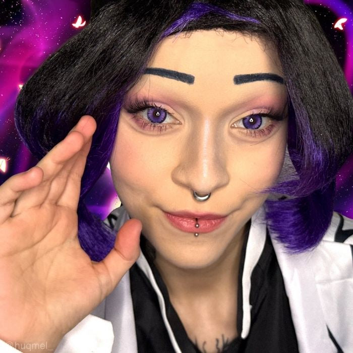 lenti cosplay crazy lens sacadranca raven violet