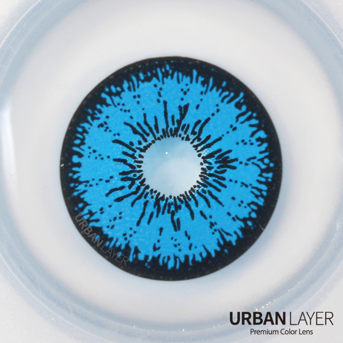 lenti cosplay crazy lens urban layer sacadranca tokyo n blue 17 mm