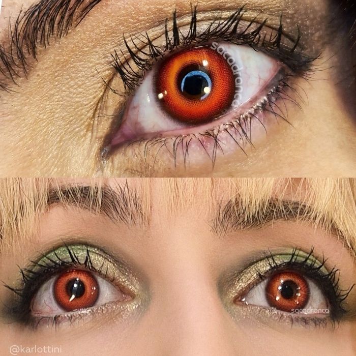 lenti cosplay crazy lens sacadranca universal red