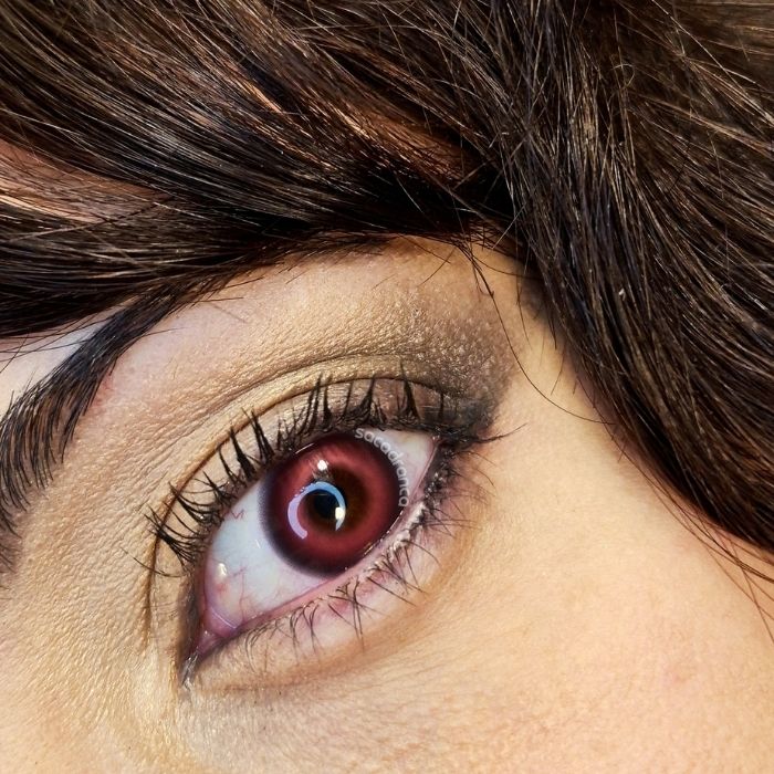 lenti cosplay crazy lens sacadranca universal rose