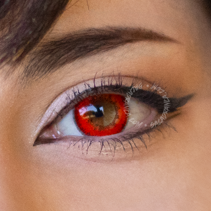 lenti cosplay crazy lens sacadranca zwei red