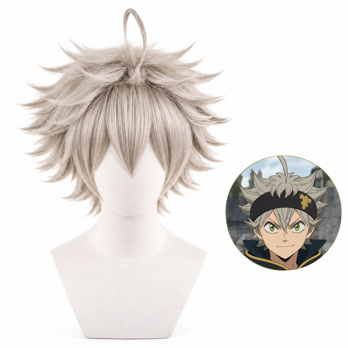 parrucca cosplay sacadranca black clover asta