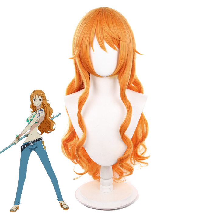 parrucca cosplay one piece nami sacadranca