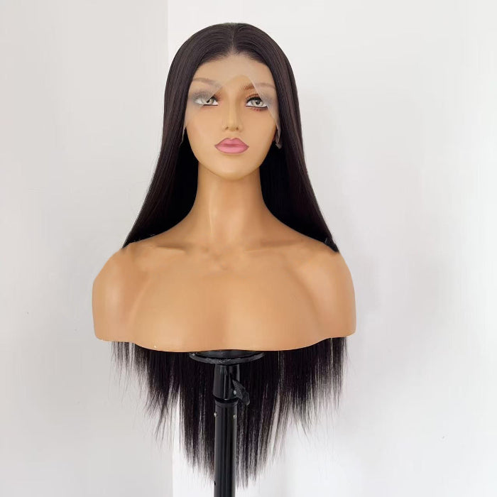 sacadranca parrucca lace front wig dark brown 65cm