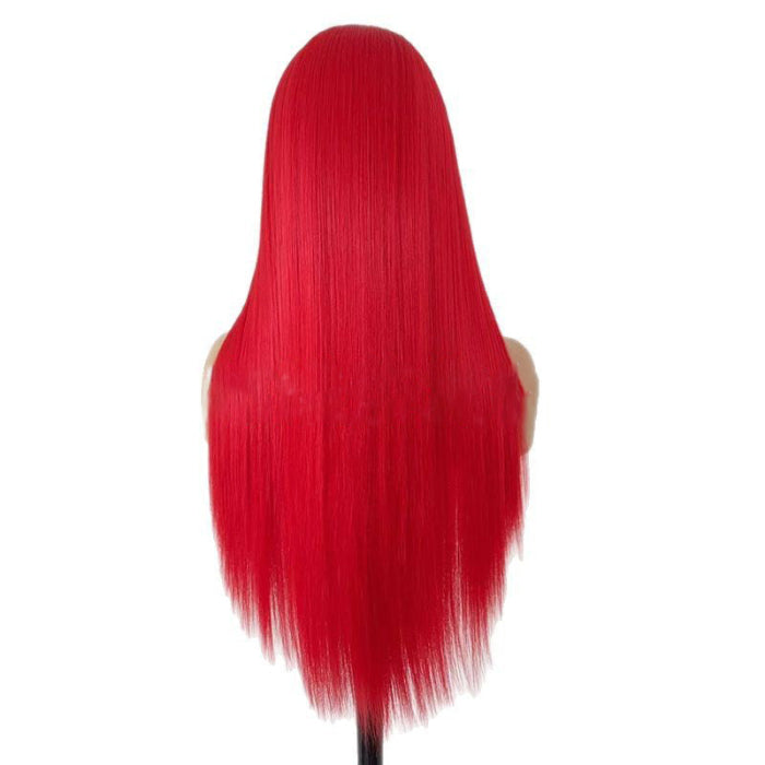 sacadranca parrucca lace front wig red 65 cm copertina
