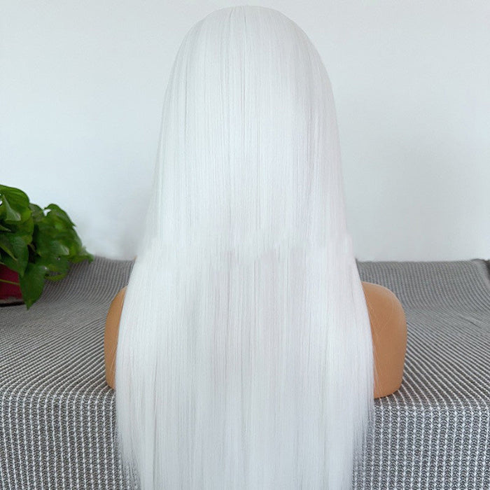 sacadranca parrucca lace front wig white 65 cm