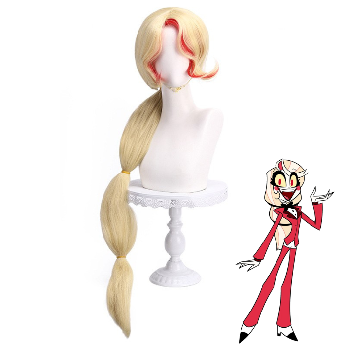 parrucche cosplay sacadranca hazbin hotel charlie mornigstar