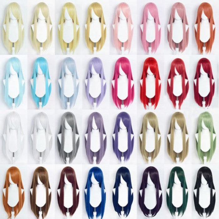 sacadranca parrucca cosplay wig 80cm generica liscia