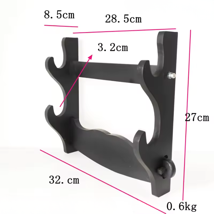 Porta Katane da Parete in Legno – 1, 2 o 3 Posti