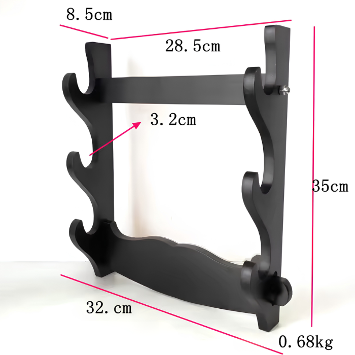 Porta Katane da Parete in Legno – 1, 2 o 3 Posti