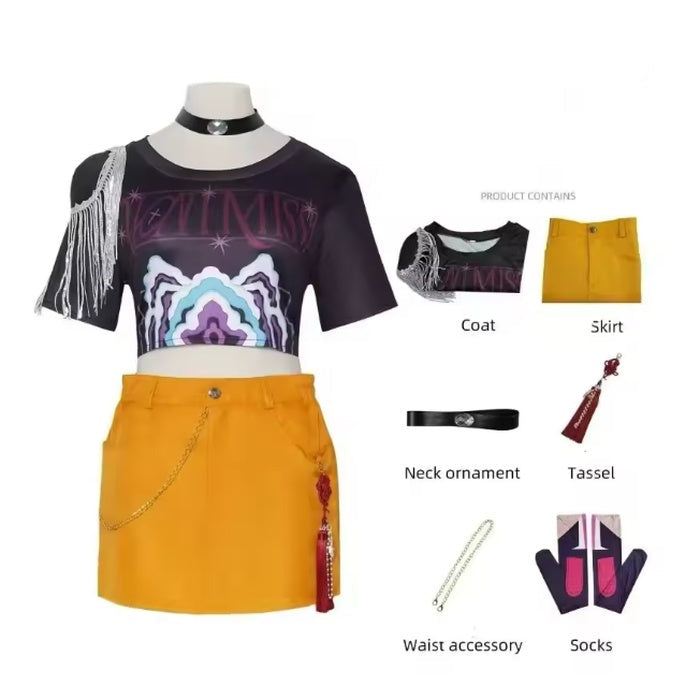 Costume K-Pop Demon Hunters Adulto - Huntrix Mira - Contenuto