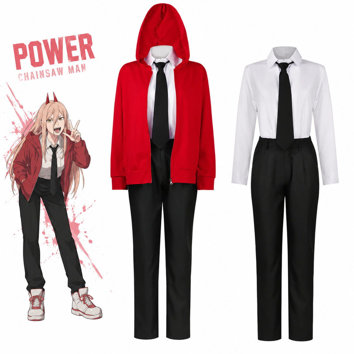 costume cosplay sacadranca chainsaw man power