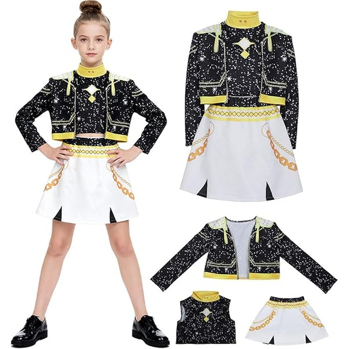 Costume K-Pop Demon Hunters Huntrix Golden Zoey - Copertina