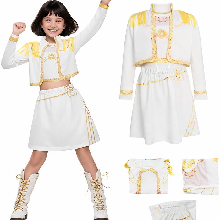 Costume K-Pop Demon Hunters Huntrix Goledn Mira - Copertina