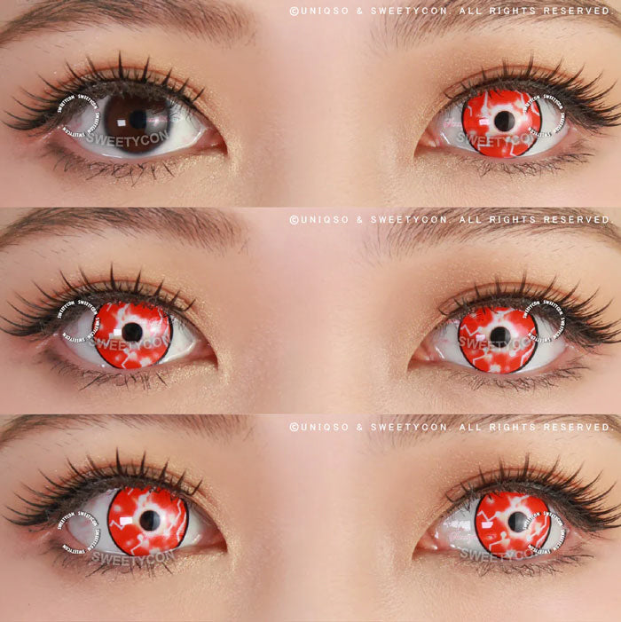 Lenti Cosplay Crazy Lens Hacking Lucy Cyberpunk Red - Collage