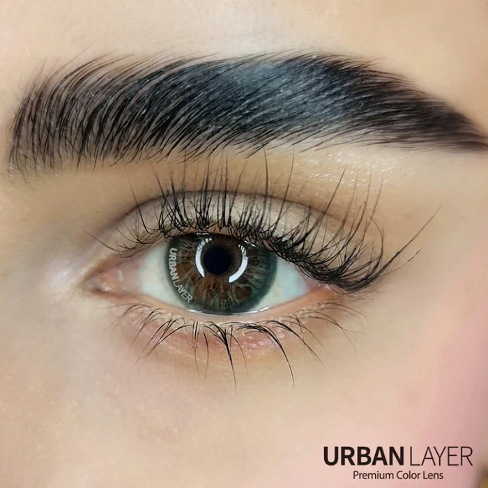 Lenti Colorate Effetto Naturale Urban Layer Hockney Emerald - Dettaglio Occhio