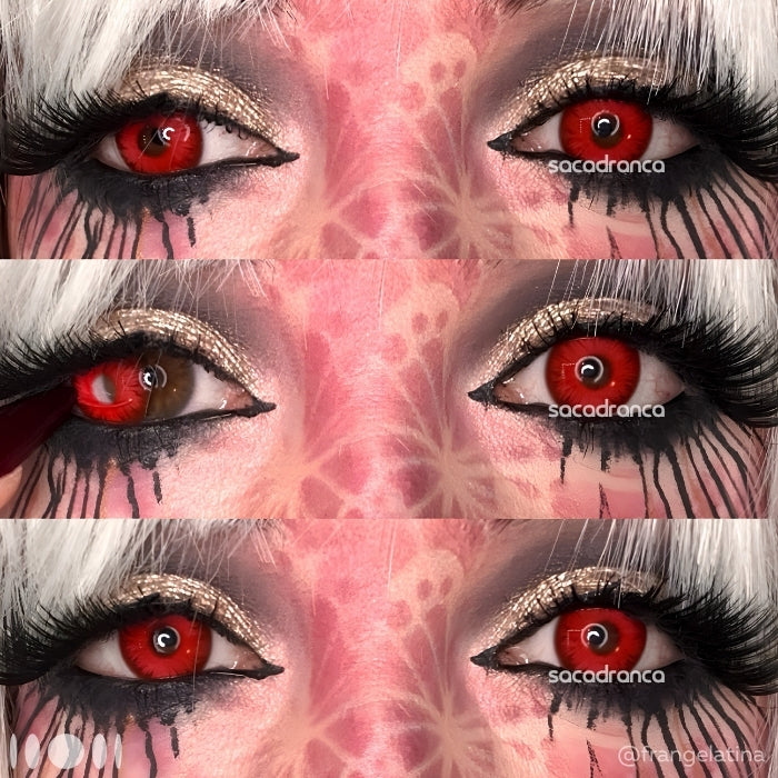 lenti cosplay crazy lens sacadranca raven red