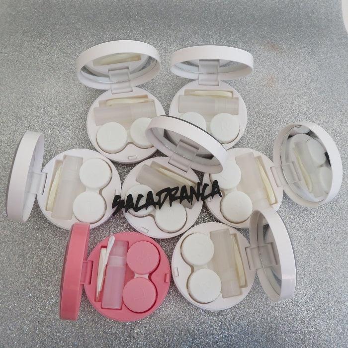 Portalenti con Glitter aperto – Variante Rosa e Bianca