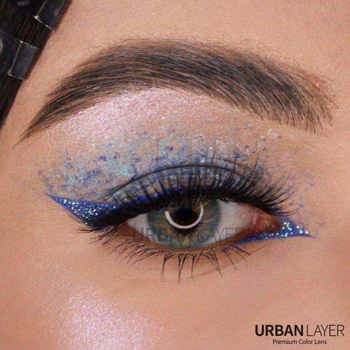 Lenti Colorate Broadway Blue – Dettaglio Occhio