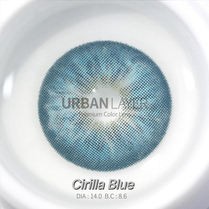 lenti colorate effetto naturale cirilla blue - texture