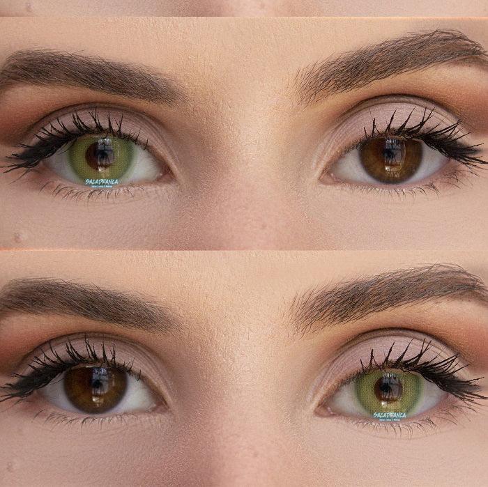 Lenti Colorate Naturali Pixie Green – Collage