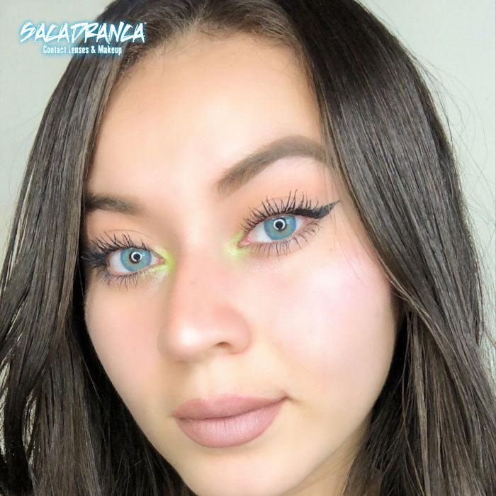 Lenti Colorate Effetto Naturale Russian Blue – Colore Occhi: Castano