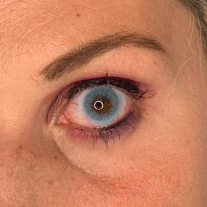 Lenti Colorate Supernaturals Turquoise – Dettaglio Occhio