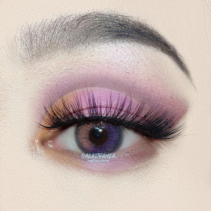 Lenti Colorate Effetto Naturale Glitter Violette – Foto Copertina