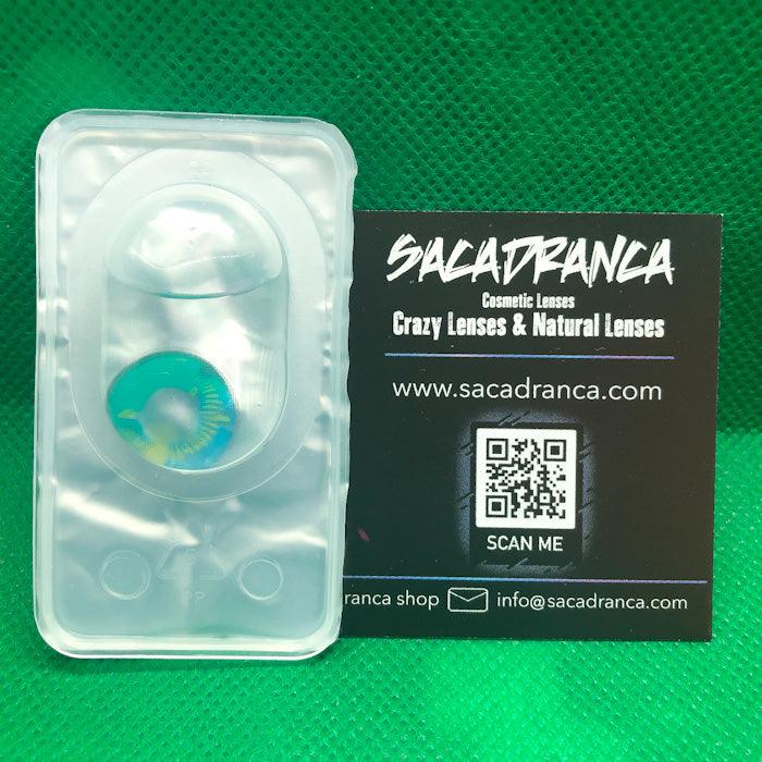 Lenti per Cosplay Color Coscon Green Qualità Standard Foto Blister