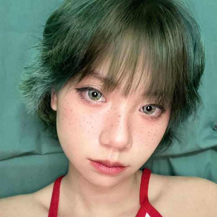 lenti cosplay crazy lens sacadranca color coscon gray - viso