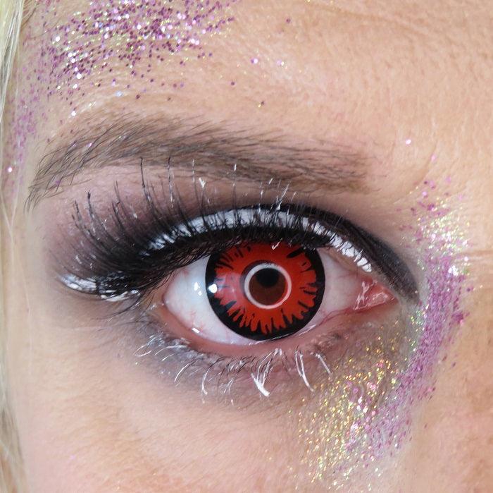 Lenti Cosplay Red Twilight – Dettaglio Occhio