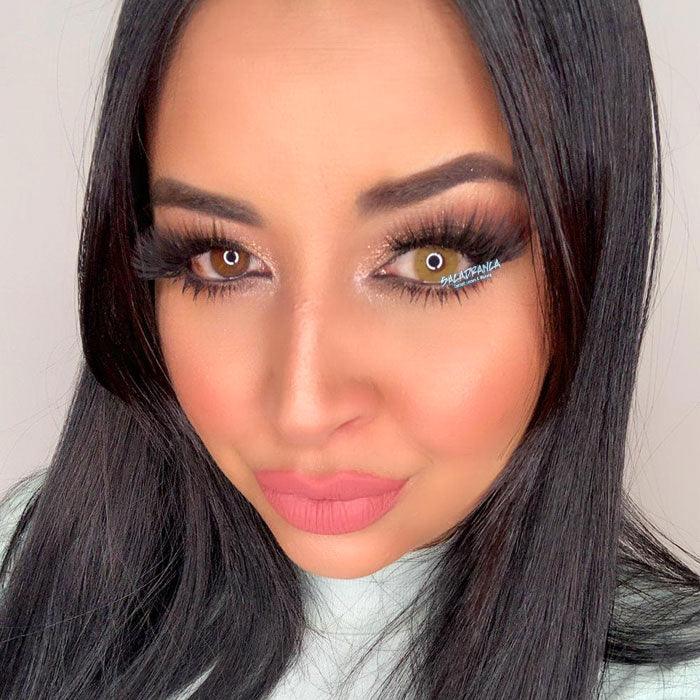 Lenti Colorate Effetto Naturale Queen Brown – Colore Occhi: Castano