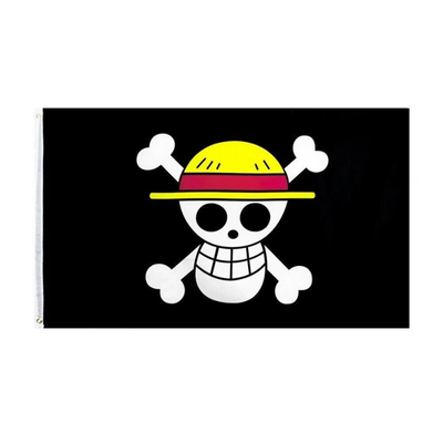 Bandiera Pirata One Piece - Jolly Roger Monkey D. Luffy 90x150 cm