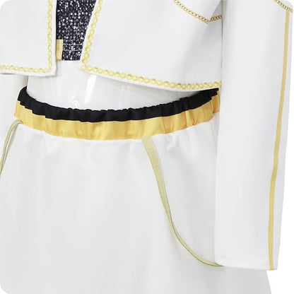 Costume K-Pop Demon Hunters Huntrix Blue White Zoey - Dettaglio