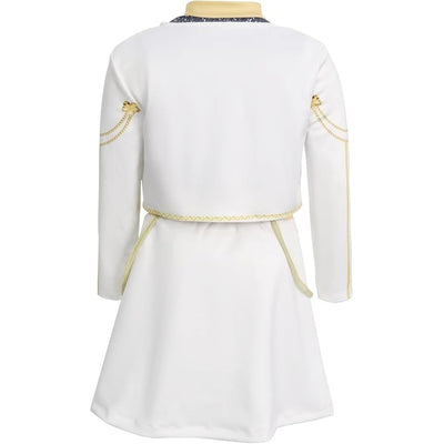 Costume K-Pop Demon Hunters Huntrix Blue White Zoey - Retro